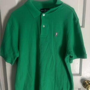 Psycho Bunny Vibrant Green Polo Size L